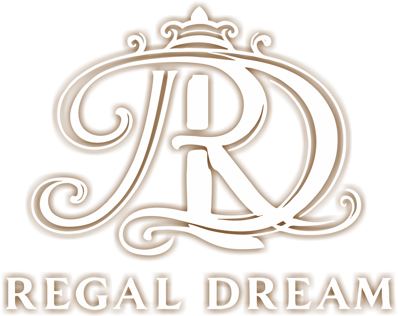 Logo for wedding rental decoration set Fallen In Love.