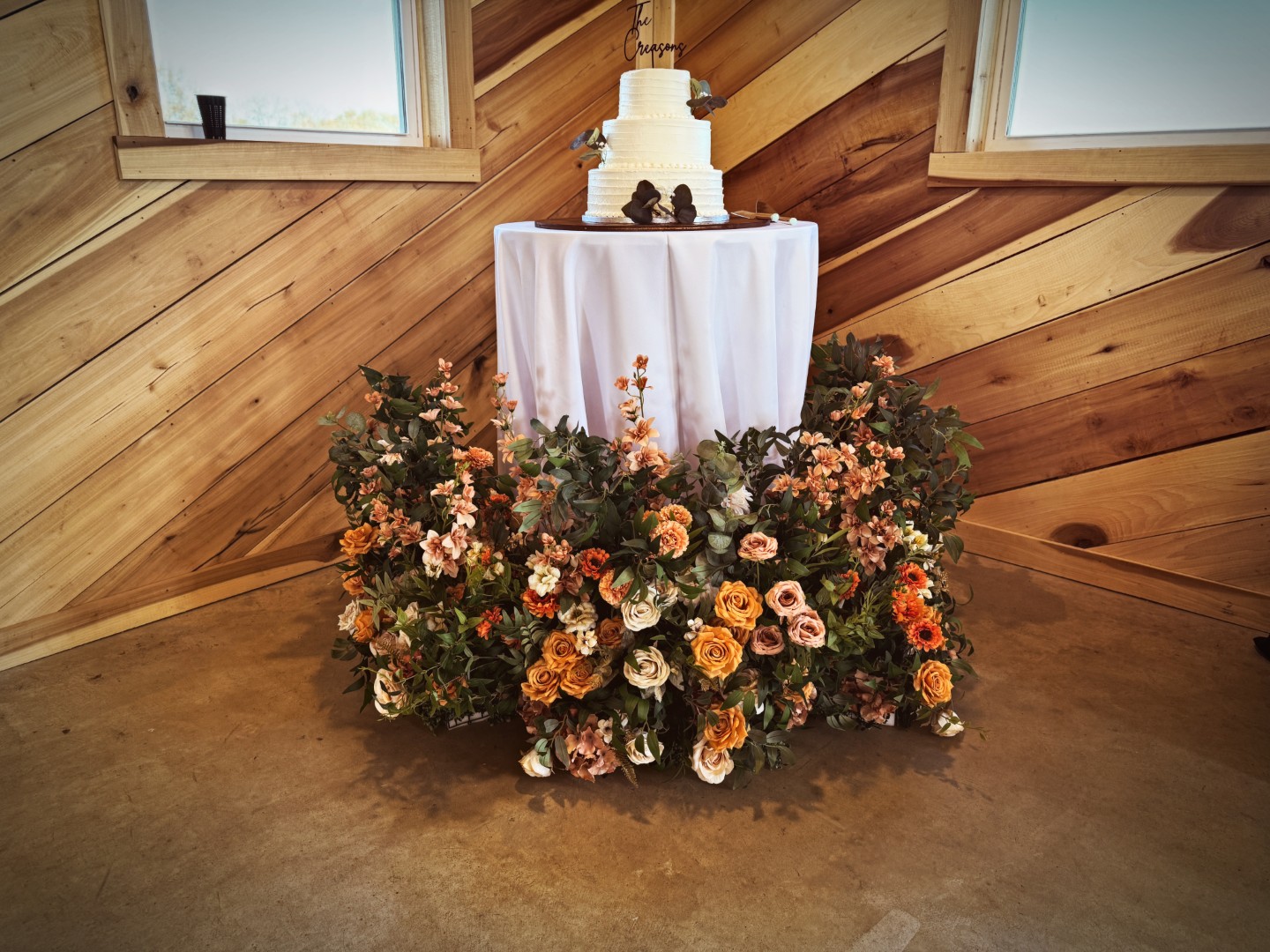 Sunset-Serenade-Ground-Arch-1 Rustic elegant wedding flower and decoration set rental in Maiden North Carolina