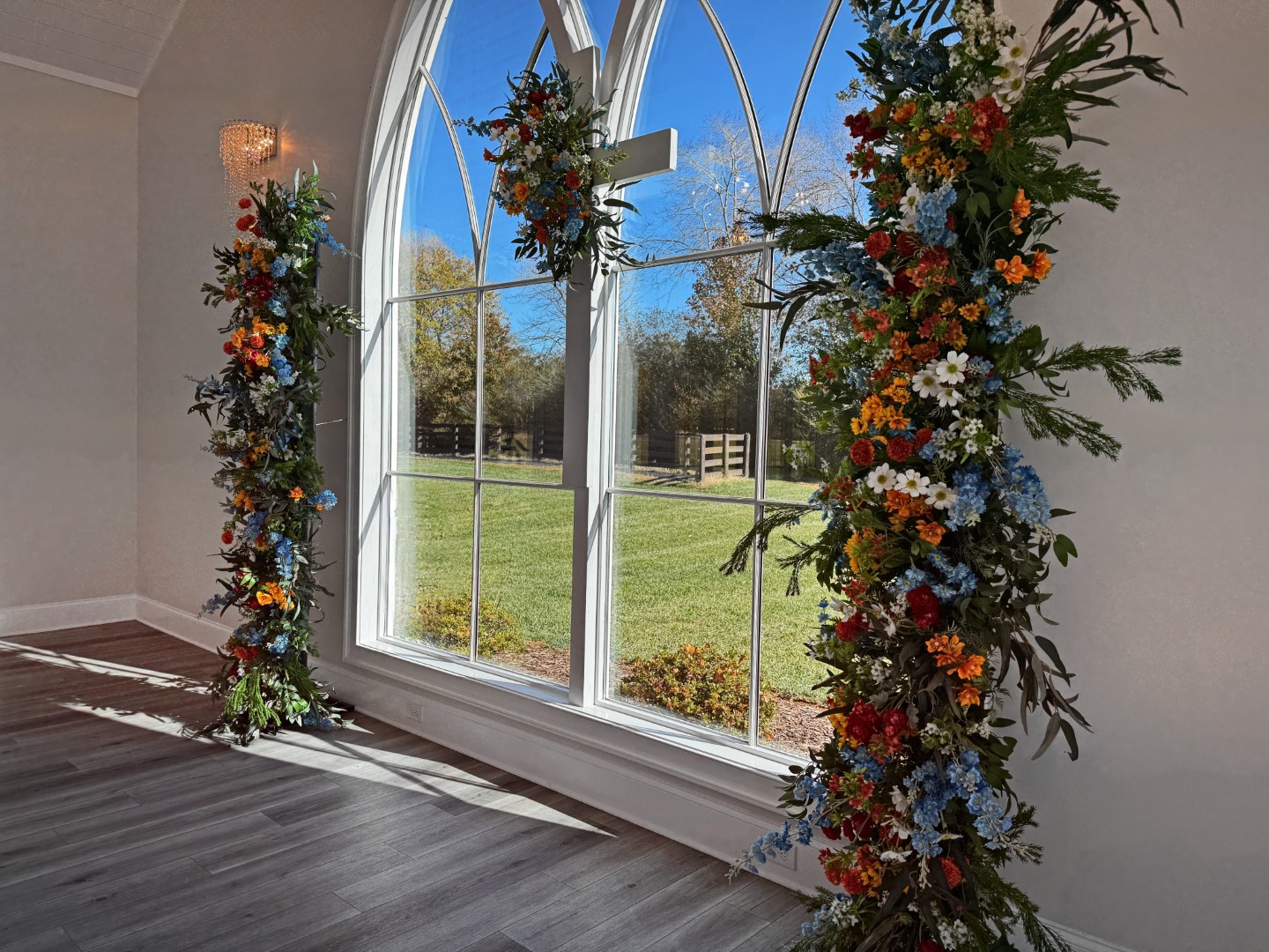 WR-AltarSet-2 Hickory NC floral wedding decor rental collection