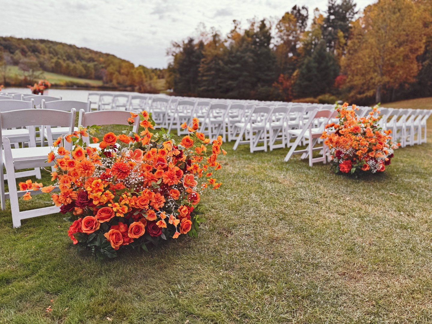 PD-5 pedestal altar flower arrangements wedding rental