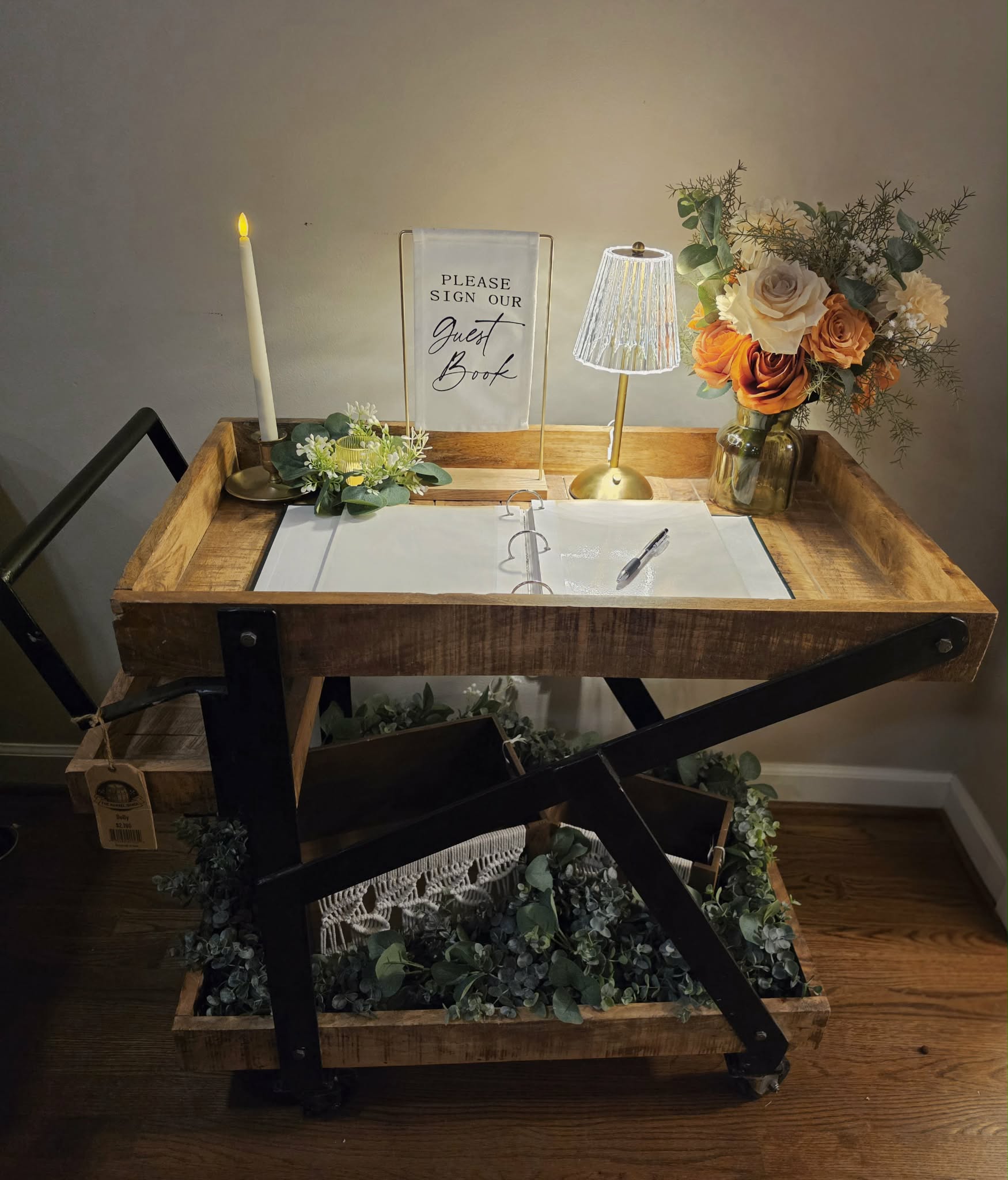 10 foot wide by 8 foot tall wedding arbor for rent in Hickory, NC.