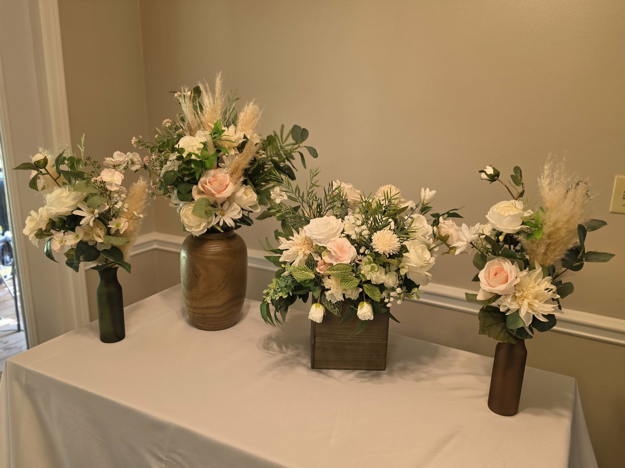 10 foot wide by 8 foot tall wedding arbor for rent in Hickory, NC.